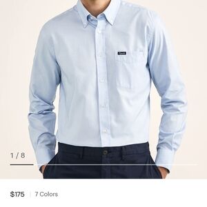 Faconnable  luxury mens button down dress shirt.